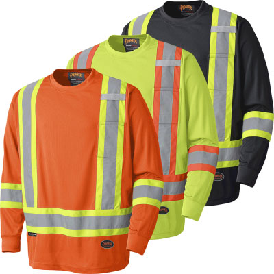 Pioneer Hi-Viz Safety Long-Sleeved Shirt