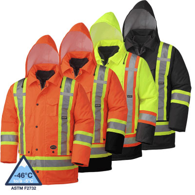 Pioneer Hi-Viz 7-in-1 Safety Parka