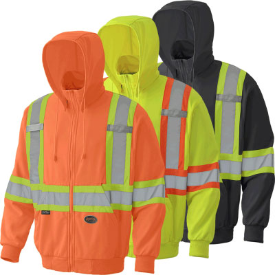 Pioneer Hi-Viz Safety Hoodie