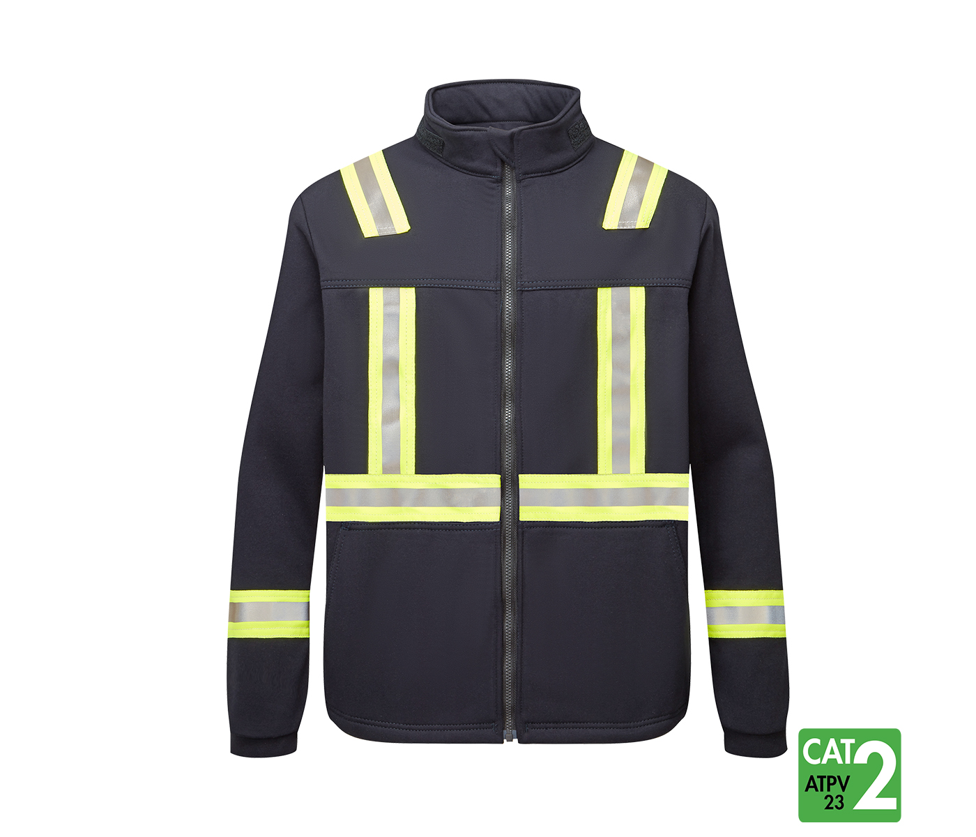 IFR Striped FR Fleece Full Zip Jacket Style 324
